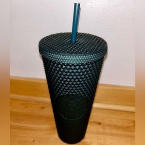 Starbucks Winter 2022 Dark Green Studded Tumbler